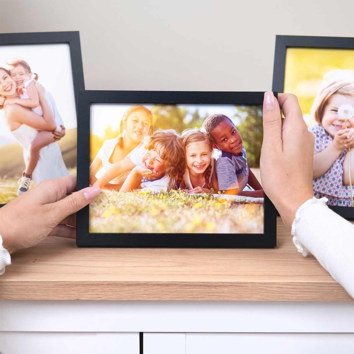 PHOTOLINI Bilderrahmen Poster-Einzelrahmen Modern Schmal günstig online kaufen