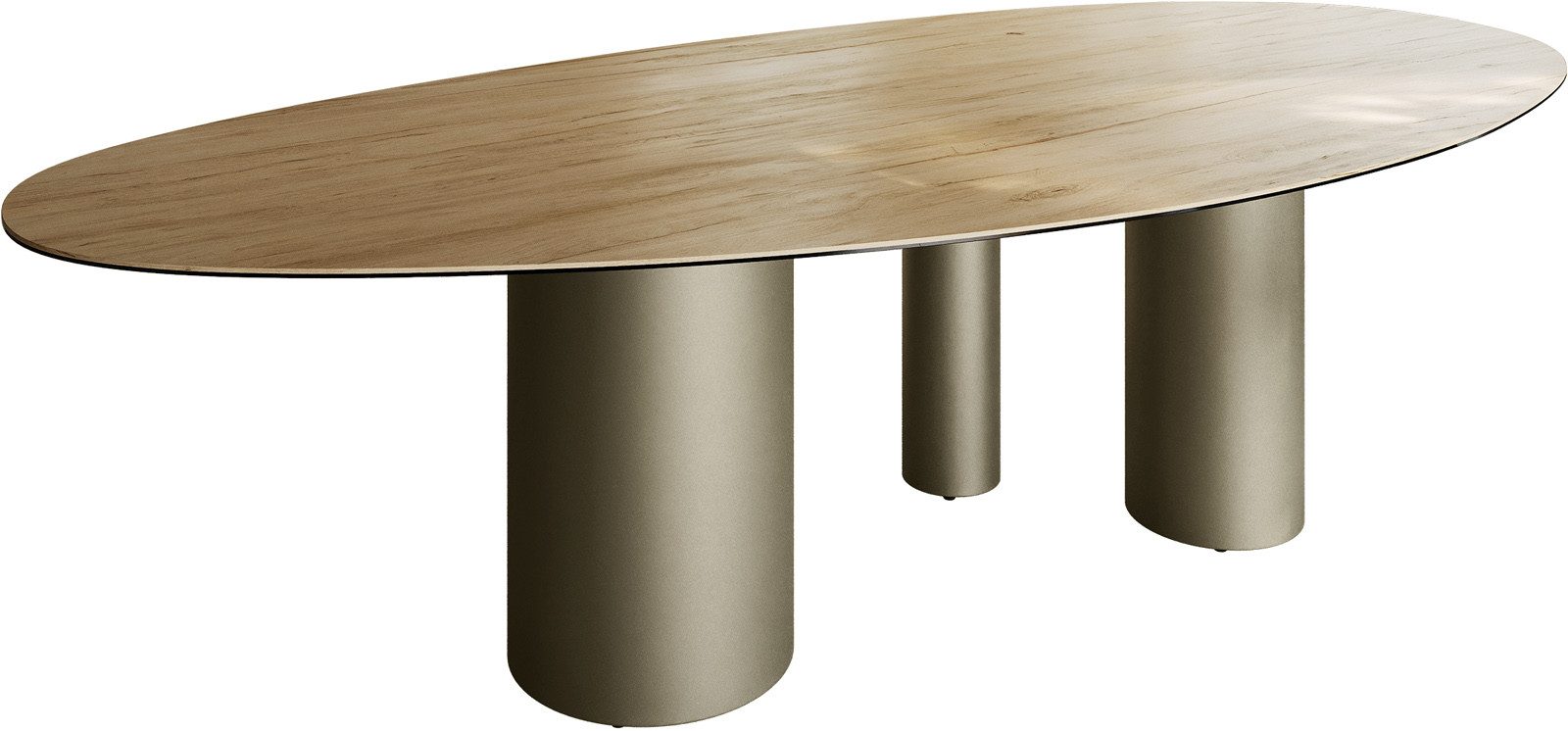 DELIFE Esstisch Edge, Oval Keramik Laminam® günstig online kaufen