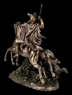 Figuren Shop GmbH Fantasy-Figur Odin Figur reitet auf Sleipnir - Veronese - Götter Dekoration Mythologie