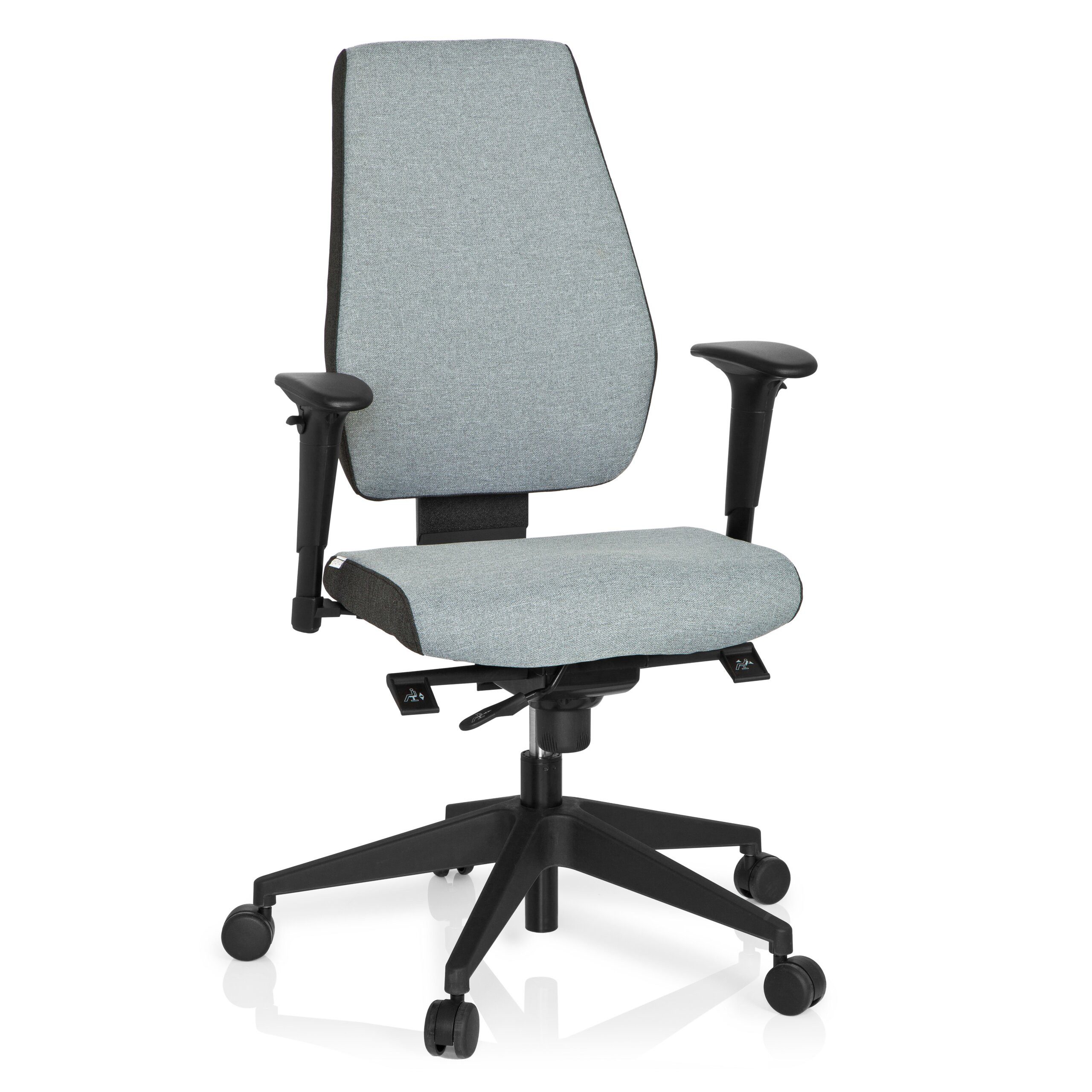 hjh OFFICE Drehstuhl Profi Bürostuhl Pro-Tec 500 Stoff (1 St), Ergonomischer Chefsessel, Schreibtischstuhl höhenverstellbar