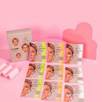 Sisters & Me Augenpads Sisters & Me Eye Bomb Set, Hydrogel Augen Pads Set gegen Augenringe, 9-tlg.