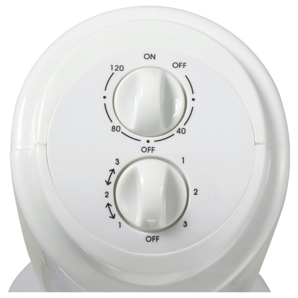 Sygonix Bodenventilator Sygonix Turmventilator 50 W (x H) 270 mm x 805 mm Weiß Oszillieren, 27.00 cm Durchmesser