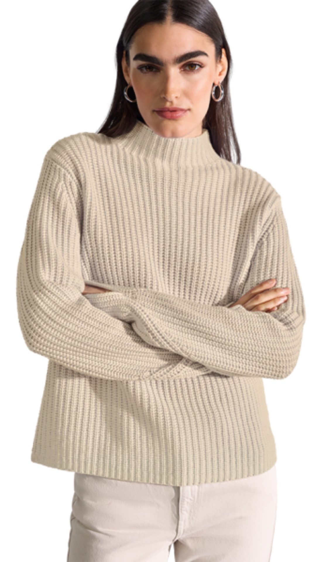 Stehkragenpullover