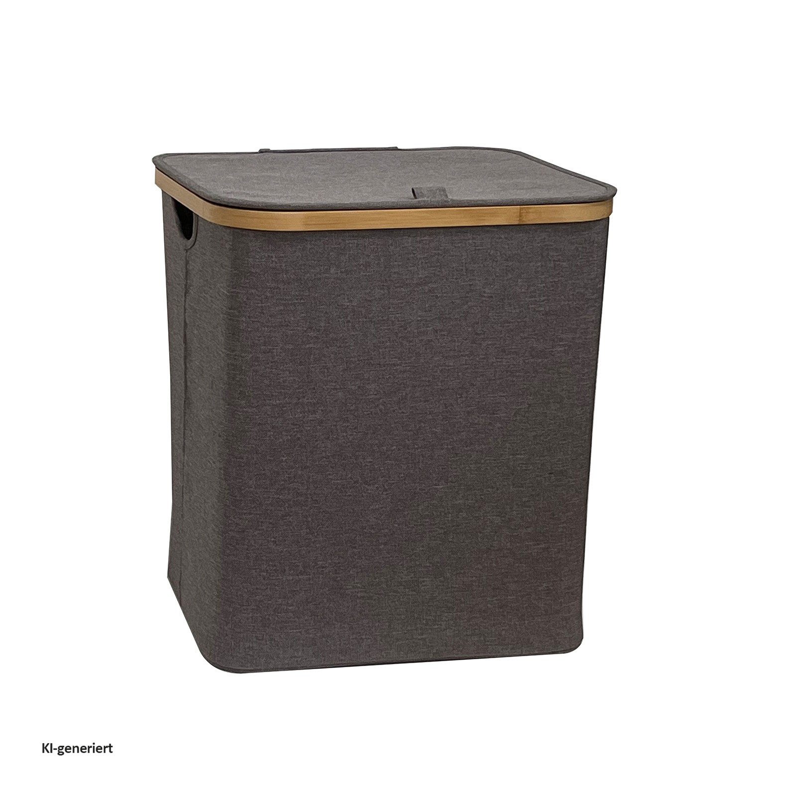 HTI-Living Wäschetonne Wäschekorb mit Deckel Ilian 60 Liter (Stück, 1 St., 1 Wäschesammler), Wäschebehälter Wäschesammler Wäschebox 60 Liter