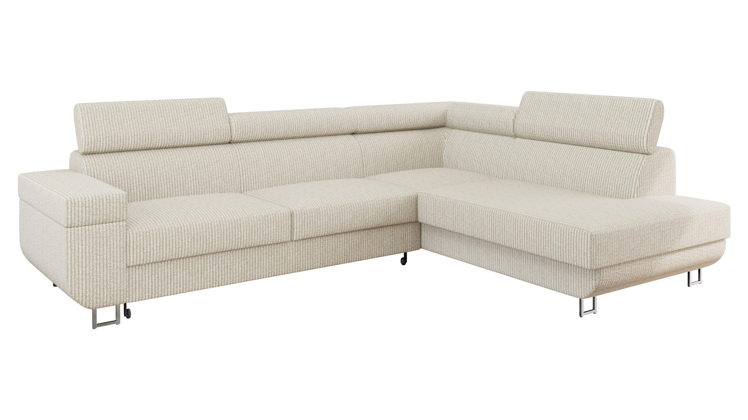 MIRJAN24 Ecksofa Fonti Cord, mit Schlaffunktion günstig online kaufen