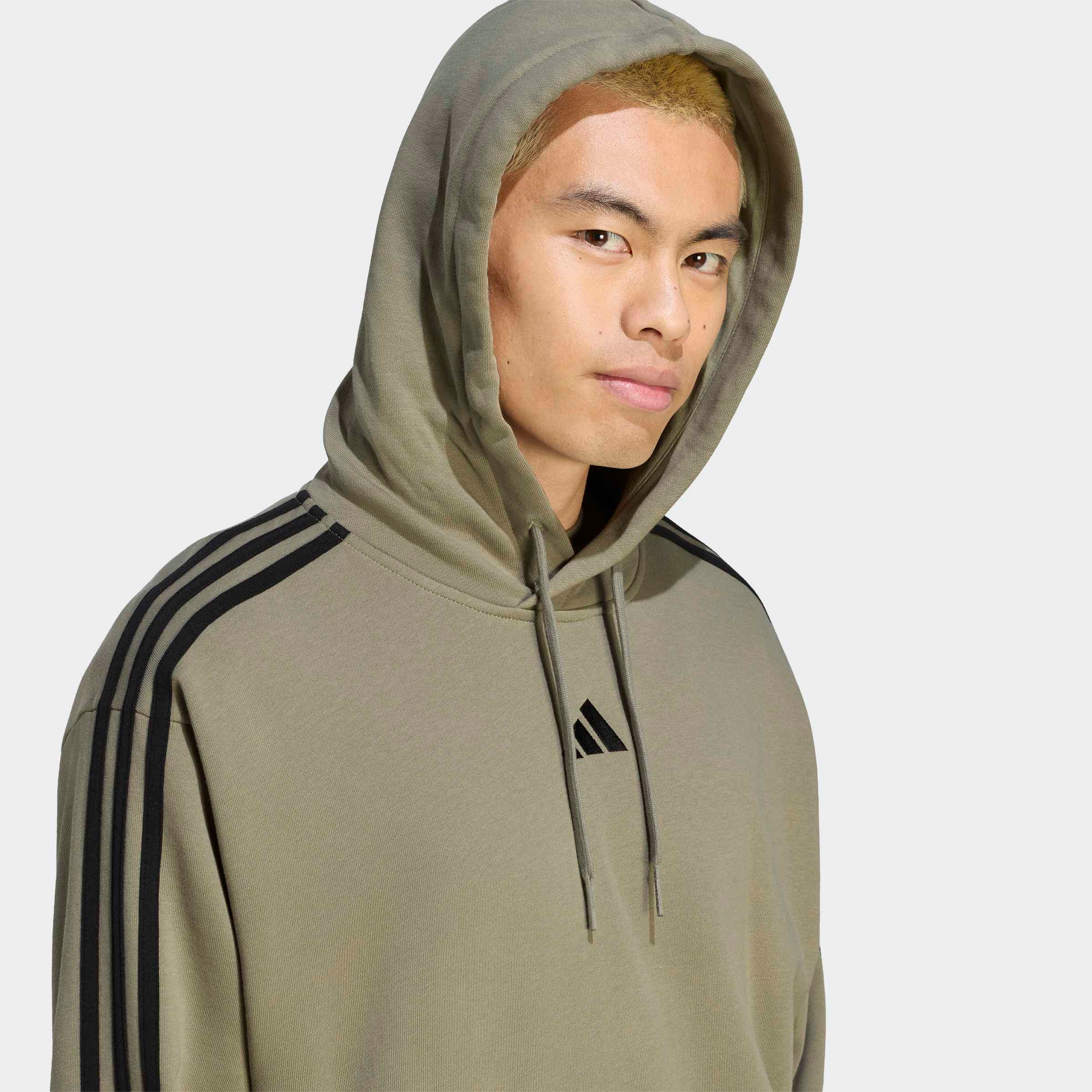 adidas Sportswear Kapuzensweatshirt ESSENTIALS 3-STREIFEN FRENCH TERRY HOODIE – Bild 4 von 5