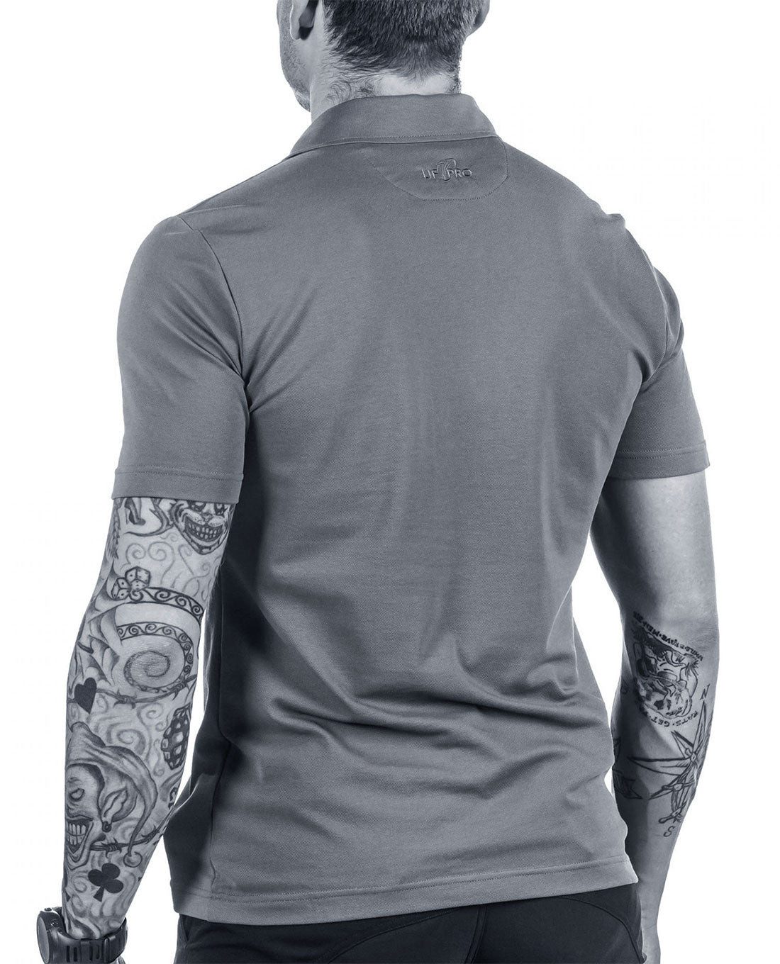 UF PRO T-Shirt Polo Shirt Urban Steel Grey