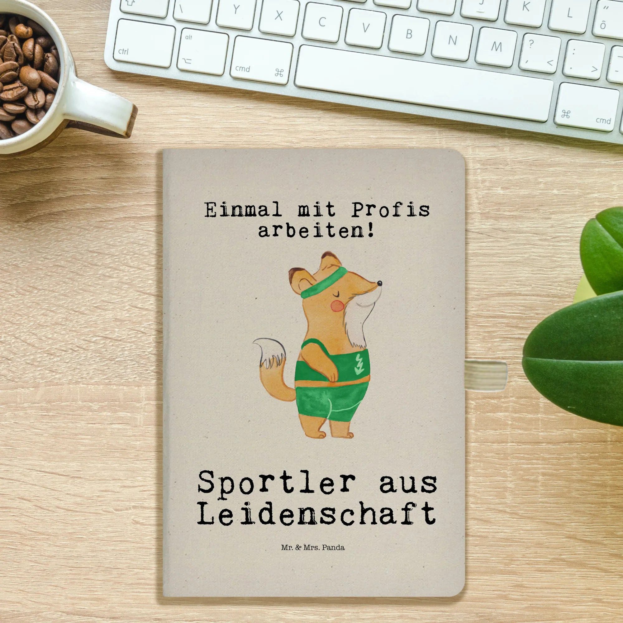 Thumbnail - Mr. & Mrs. Panda Notizbuch Sportler Leidenschaft - Transparent - Geschenk, A5 Notizbuch Für Büro Mr. & Mrs. Panda, Flexi...