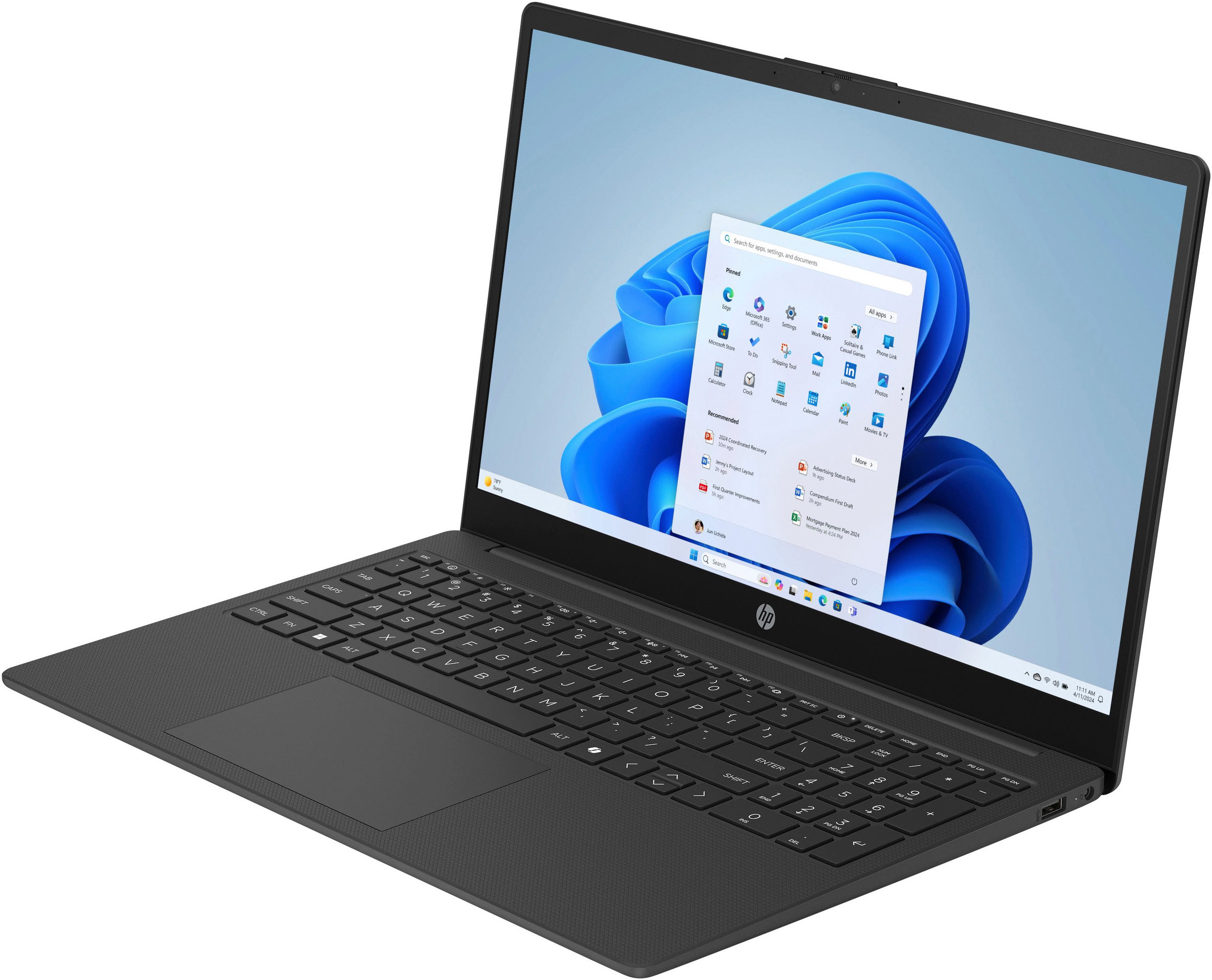 HP 15-fc0262ng Notebook (39,6 cm/15,6 Zoll, AMD Ryzen 5 5625U, Radeon Graphics, 16 GB, 1000 GB SSD)