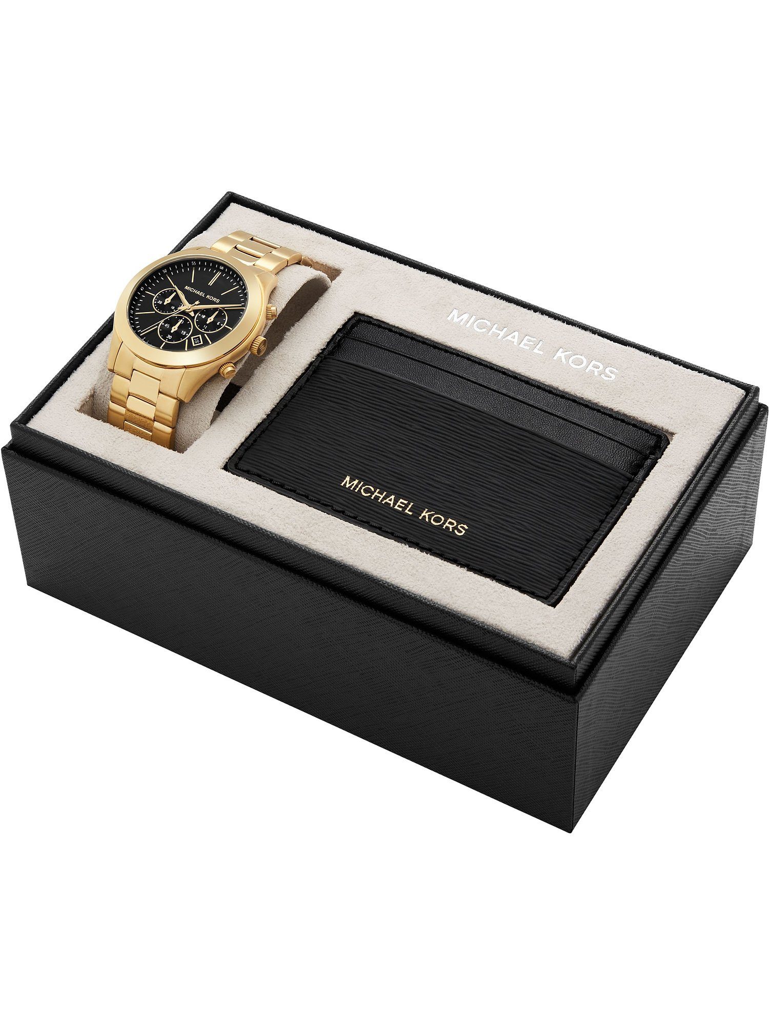 MICHAEL KORS Quarzuhr Michael Kors Herren-Uhren-Sets Analog Quarz