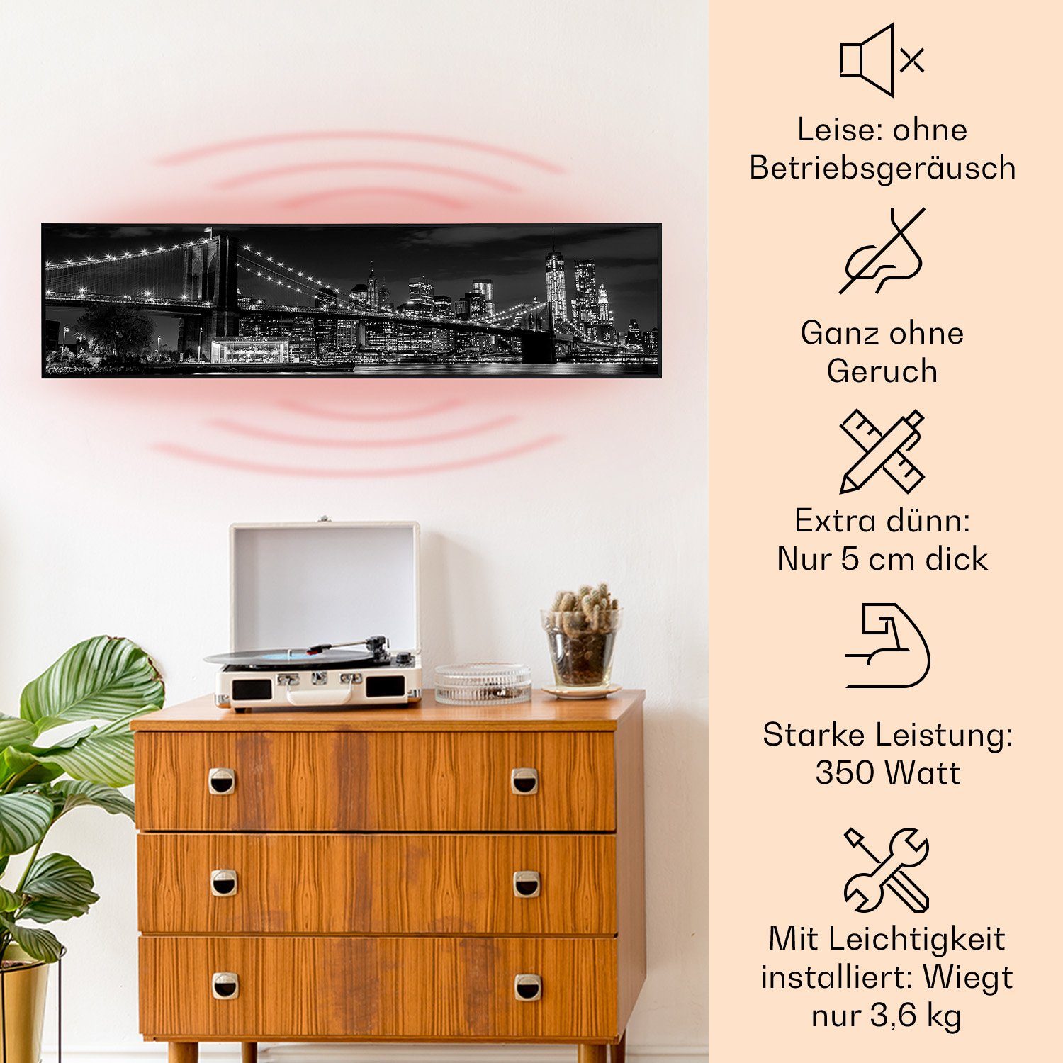 Klarstein Heizkörper Wonderwall Air Art Smart günstig online kaufen