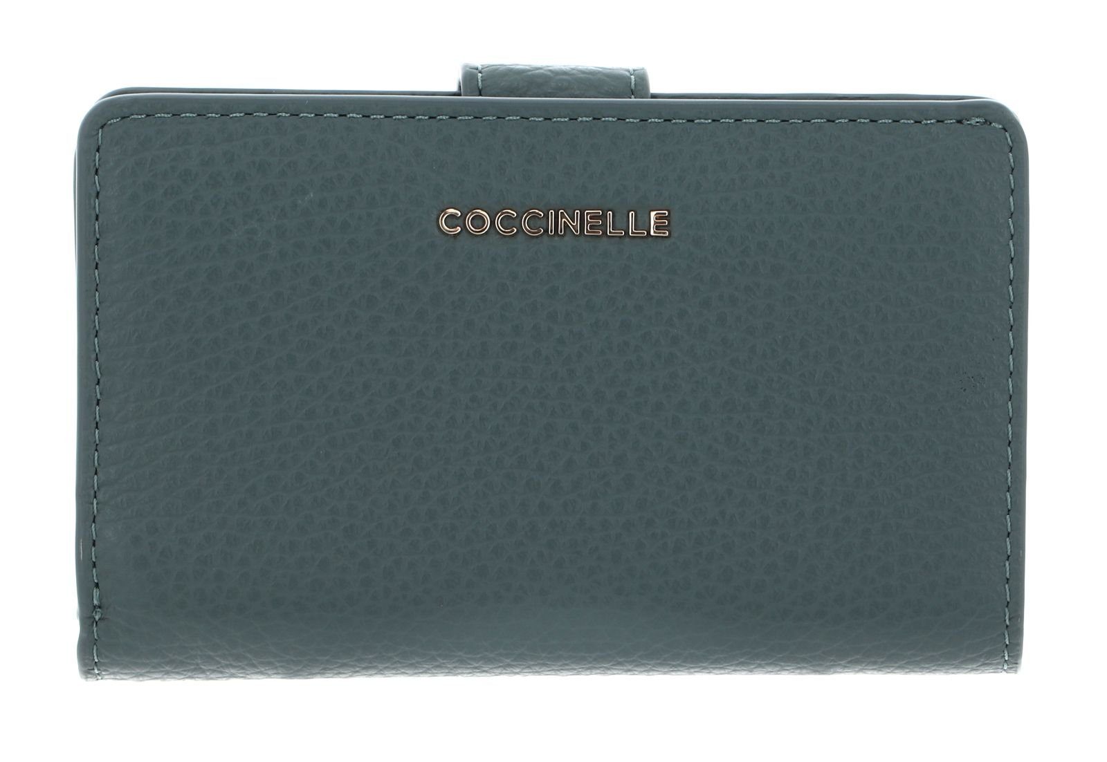 COCCINELLE Geldbörse Metallic Soft Kale Green