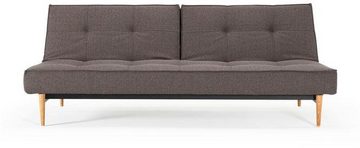 INNOVATION LIVING ™ Schlafsofa Splitback, mit hellen Styletto Beinen, in skandinavischen Design