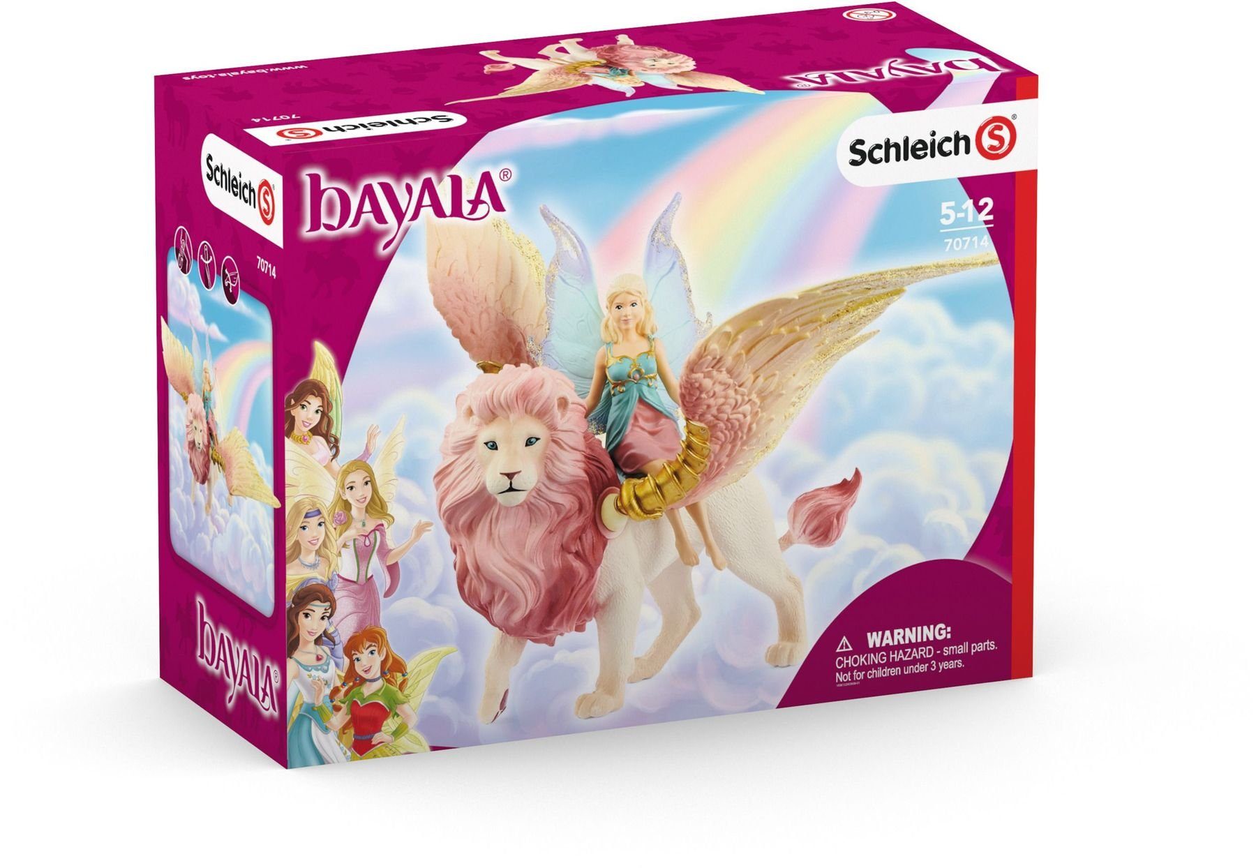 Schleich® Spielfigur bayala - Elfe auf geflügeltem Löwe