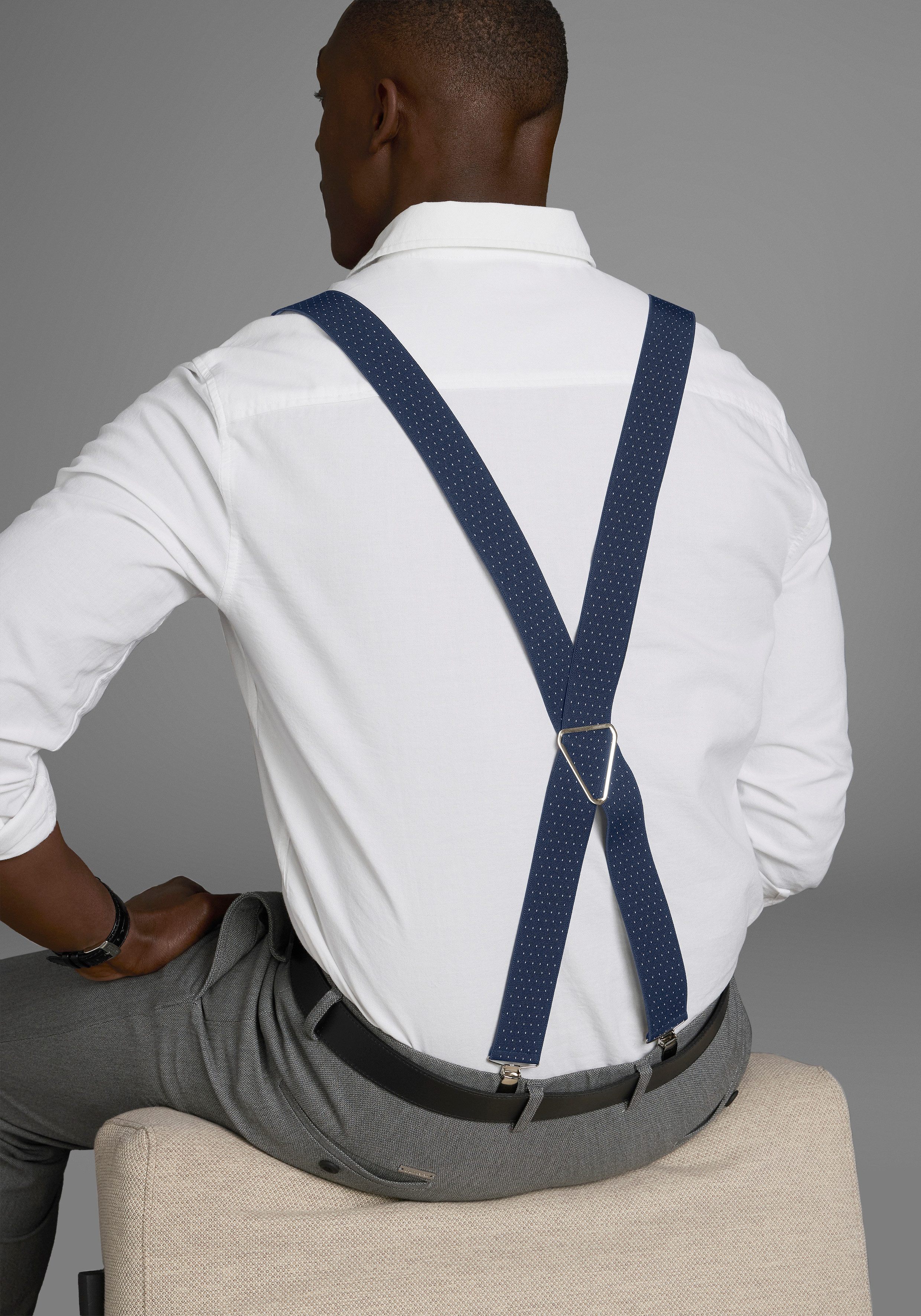 Man's World Hosenträger in bequemer Breite & extra Länge bis 130cm - neue F günstig online kaufen