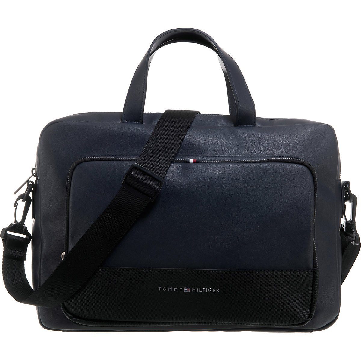 Tommy Hilfiger Messenger Bag TH ESSENTIAL SLIM COMPUTER BAG, mit  Trolley-Aufsteck-System