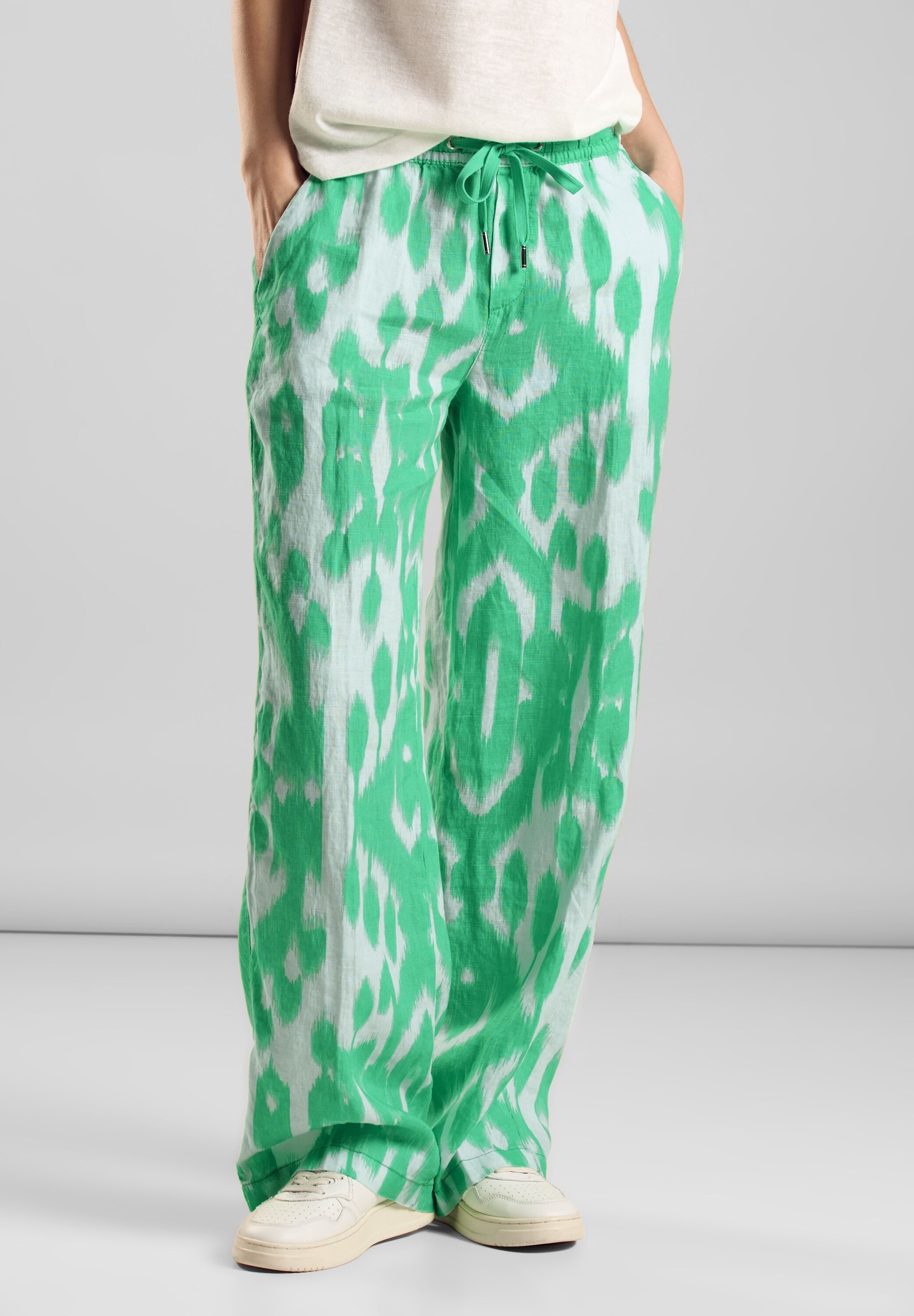 STREET ONE Stoffhose, aus Leinen günstig online kaufen