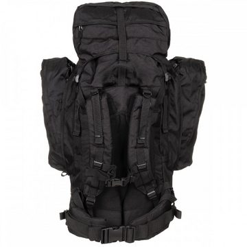MFH Trekkingrucksack Rucksack, Alpin 110,schwarz, 2 abnehmbare Seitentaschen