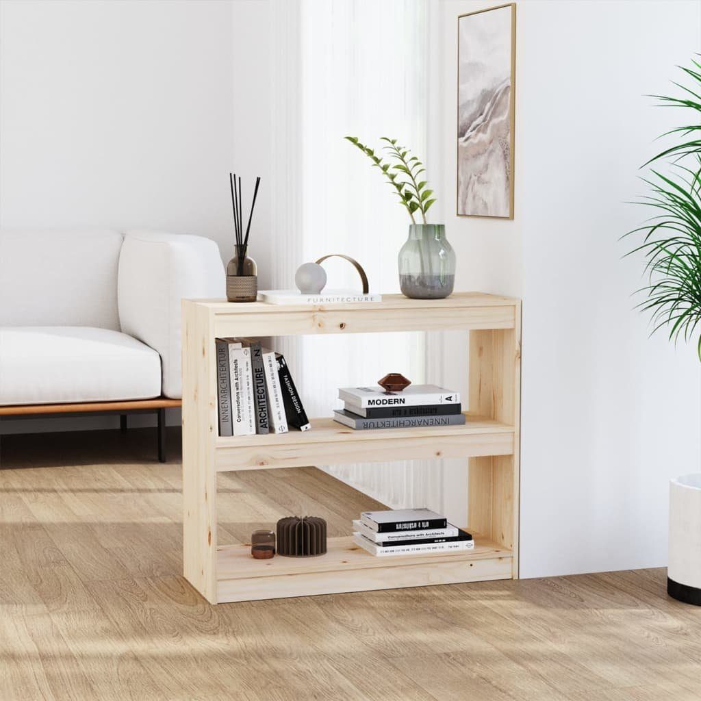 furnicato Bücherregal Bücherregal/Raumteiler 80x30x71,5 cm Massivholz günstig online kaufen