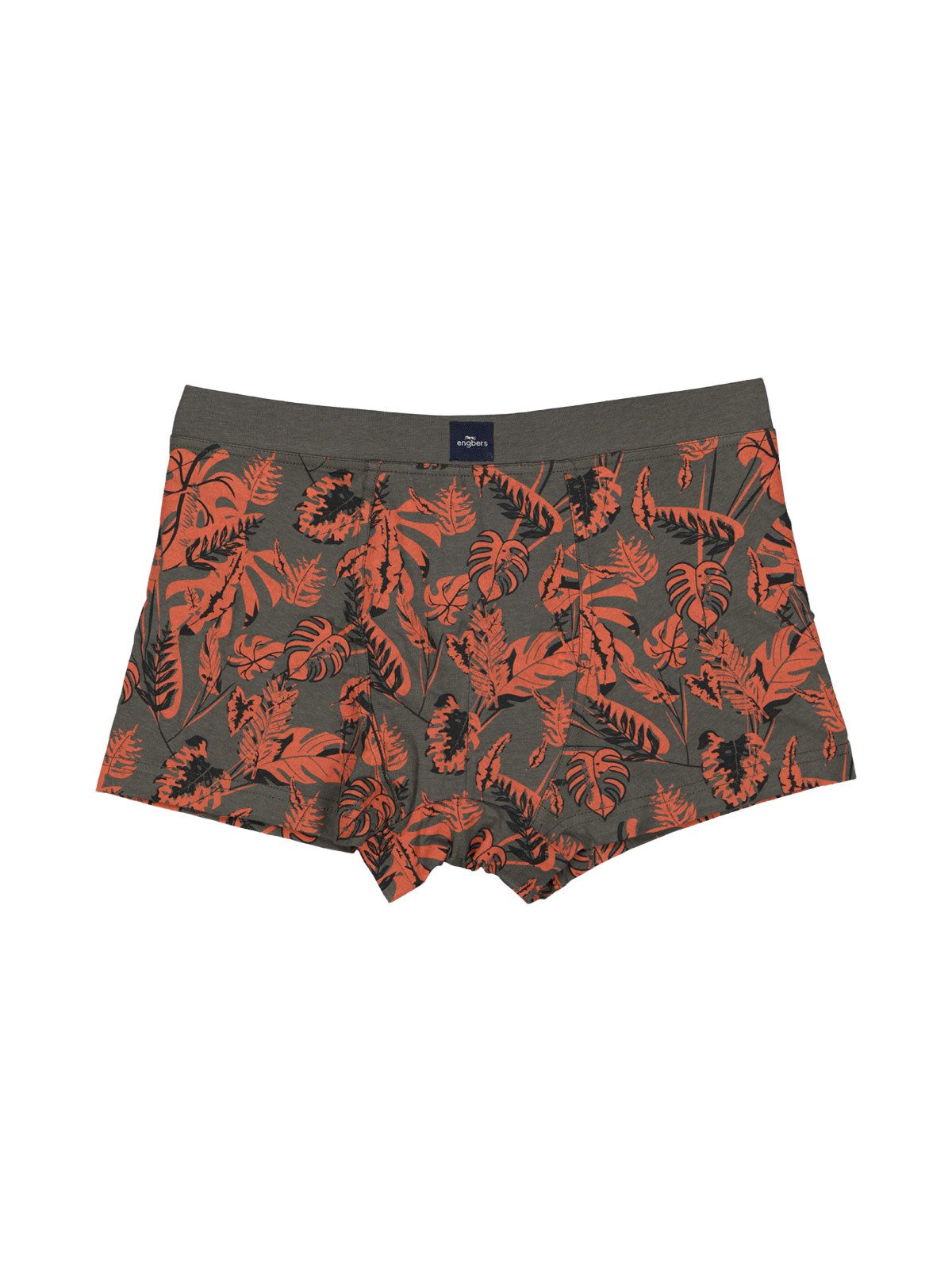 Boxershorts Herren Boxershorts gemustert, Rostorange