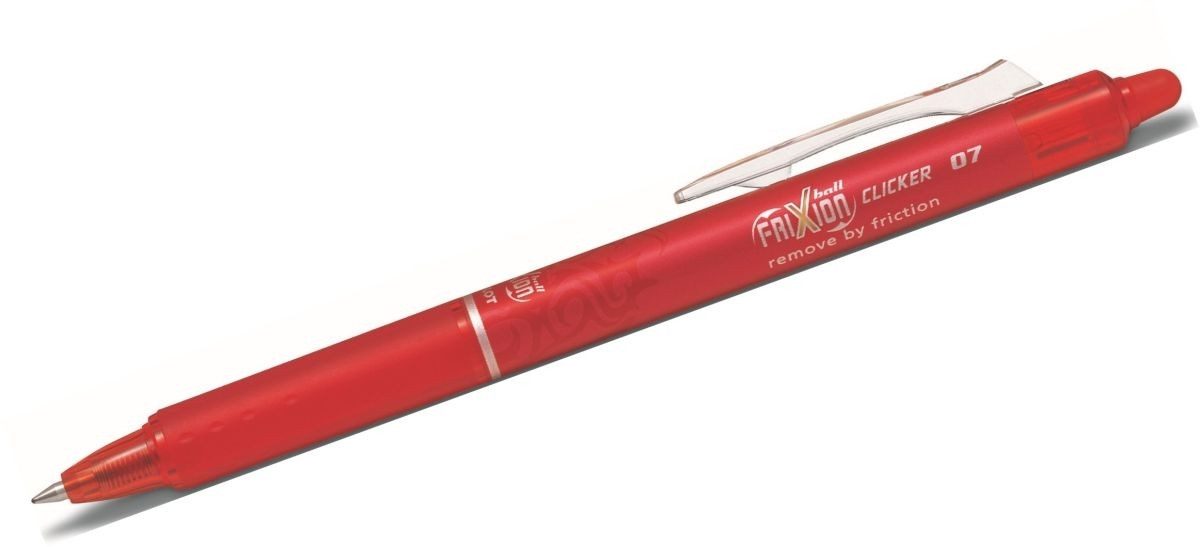 Pilot Pen Tintenfeinschreiber Tintenroller Frixion Ball Clicker 07 rot