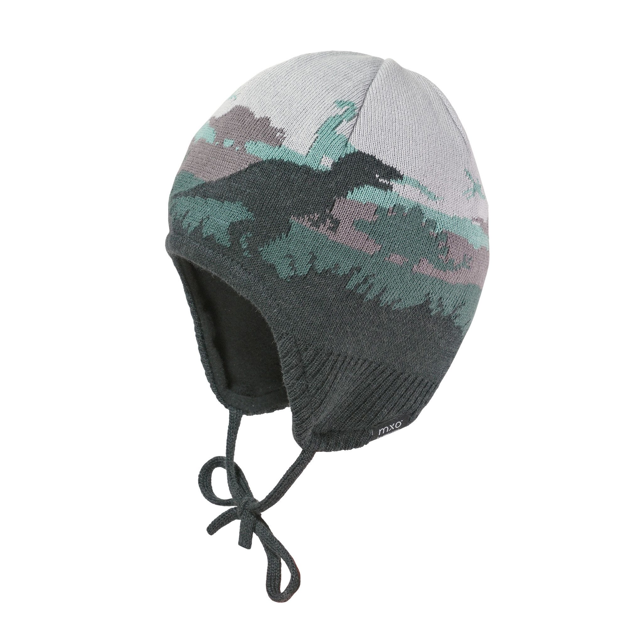 MAXIMO Strickmütze Baumwolle, gefüttert, zum Binden