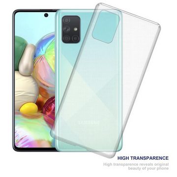 Cadorabo Handyhülle Samsung Galaxy A71 4G Samsung Galaxy A71 5G, Flexible TPU Silikon Handy Schutzhülle - Hülle - ultra slim