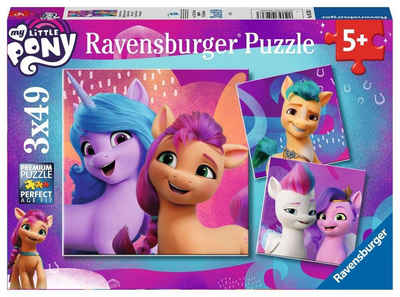 Ravensburger Puzzle Kinderpuzzle My Little Pony 3x49 Teile, 3 Puzzleteile