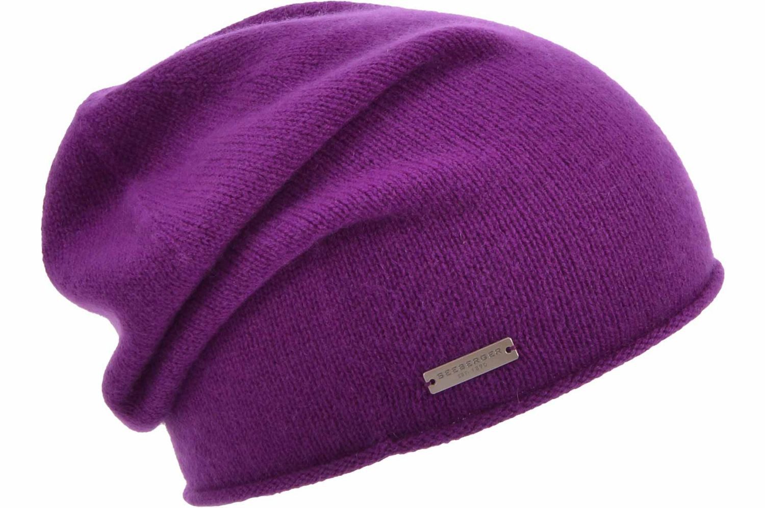 Seeberger Strickmütze Beanie aus 100% Kaschmir günstig online kaufen