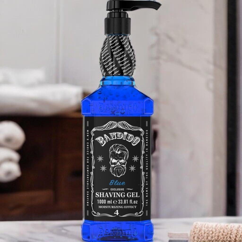 Blue Shaving Rasiergel Cosmetics 1000ml Bandido Gel Bandido Rasiergel