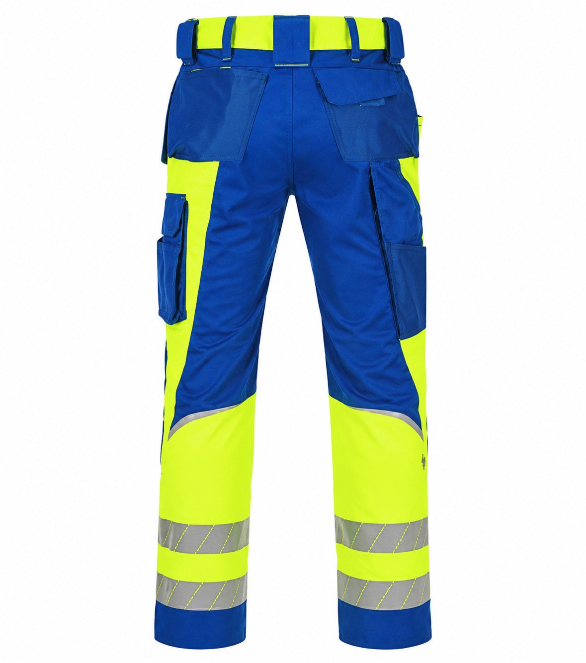 Engelbert Strauss Arbeitsbundhose Warnschutz-Bundhose e.s.motion 24/7 Herren blau/warngelb