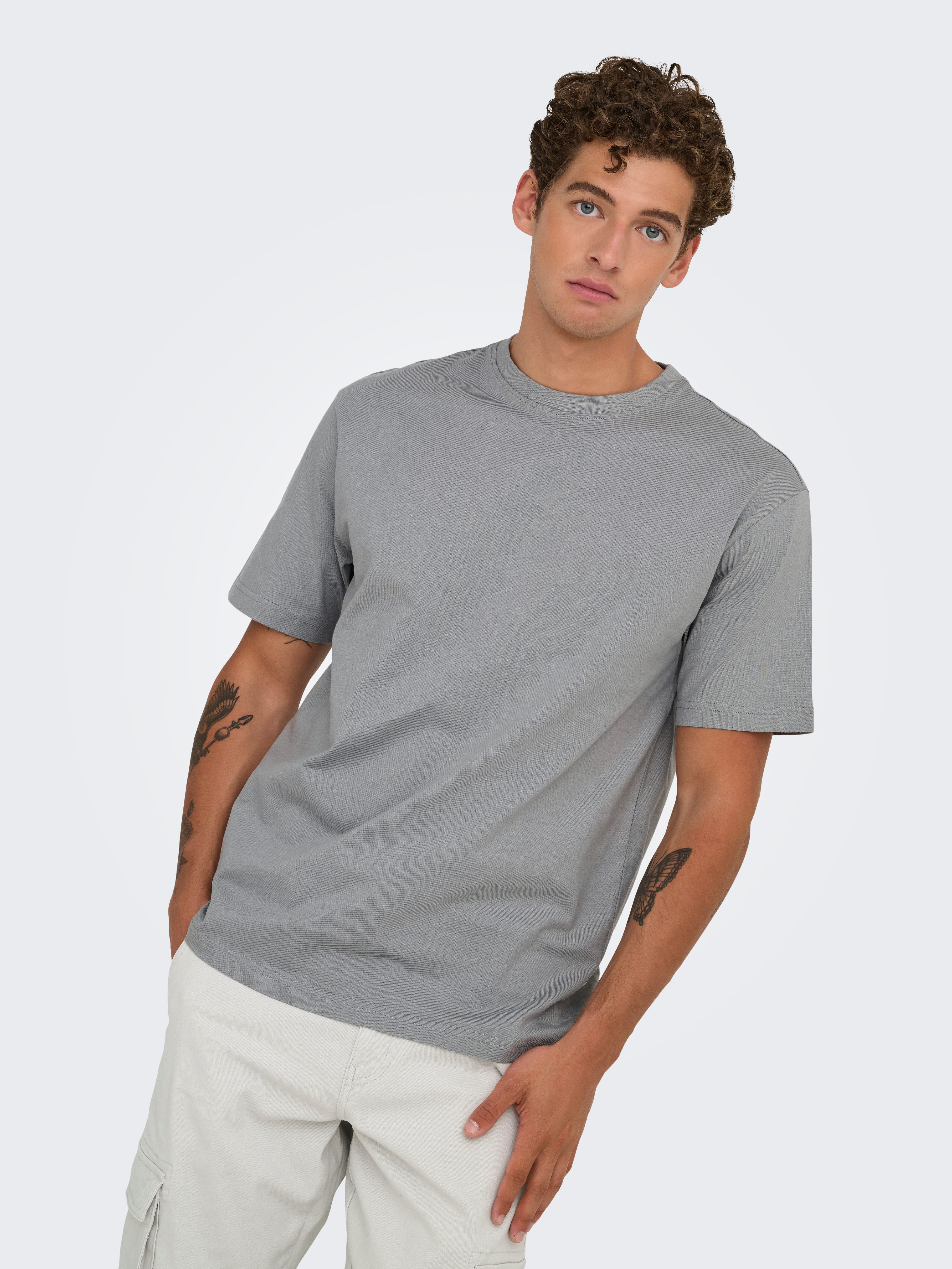 ONLY & SONS Rundhalsshirt ONSFRED RLX günstig online kaufen