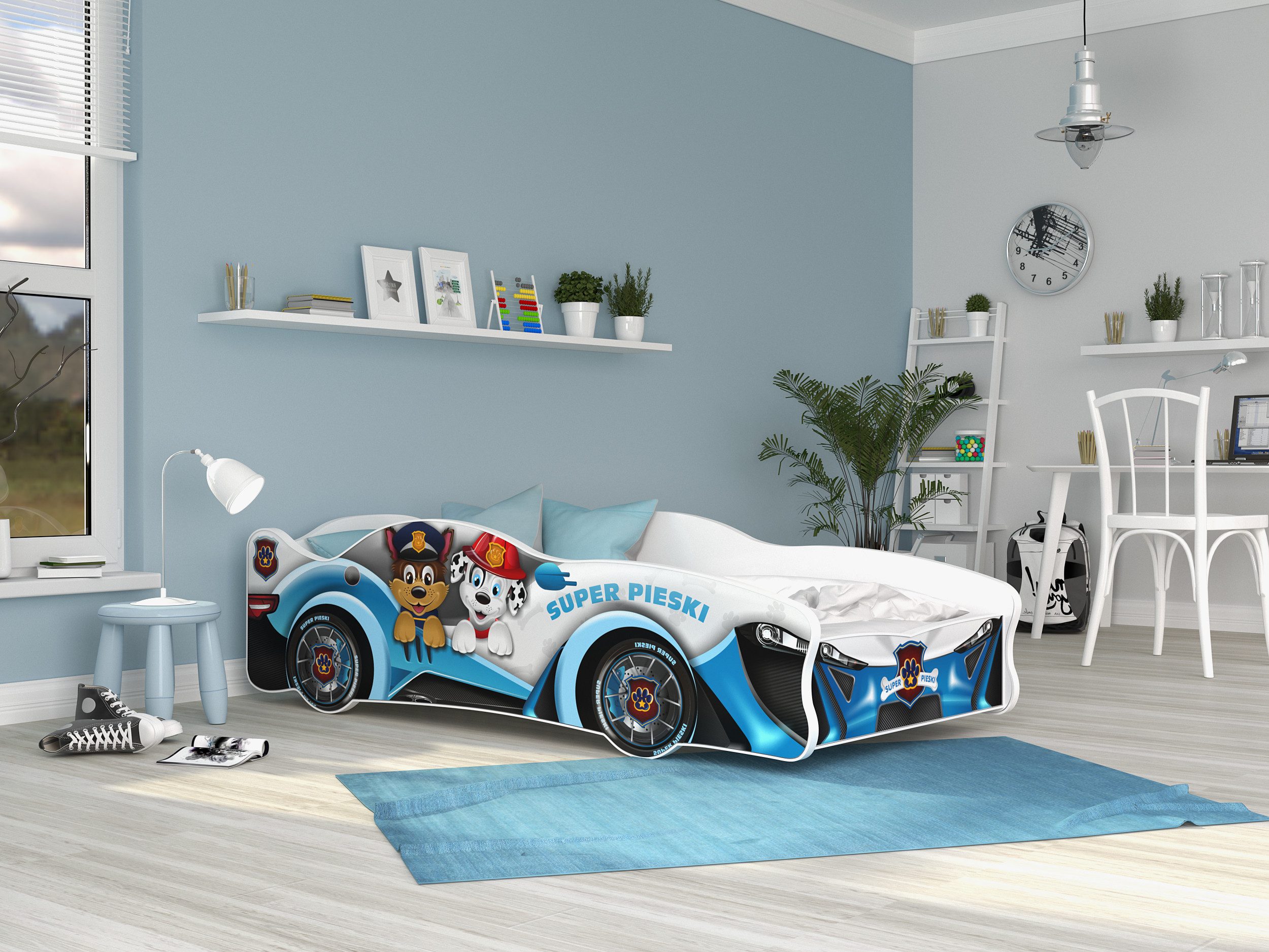 AJKmeble Autobett Kinderbett Jugendbett 80x160cm Gamerbett günstig online kaufen