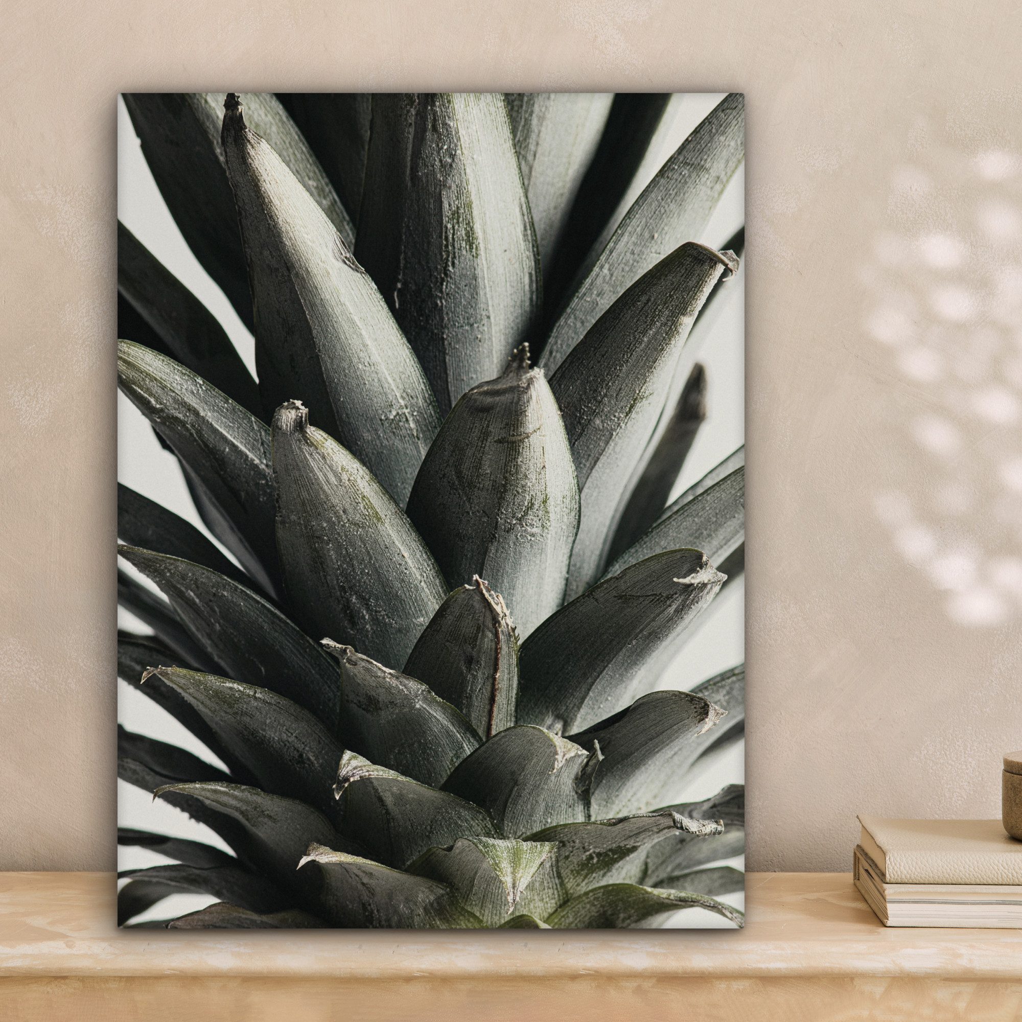 OneMillionCanvasses® Leinwandbild Ananas - Grün - günstig online kaufen