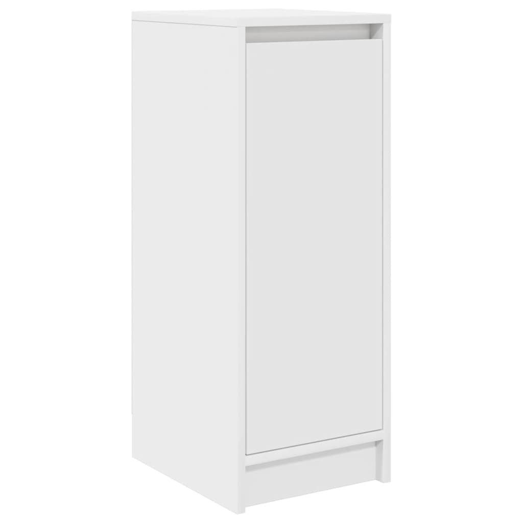 vidaXL Schuhregal Schuhschrank Weiß 29,5x34x76 cm Holzwerkstoff, 1-tlg. günstig online kaufen