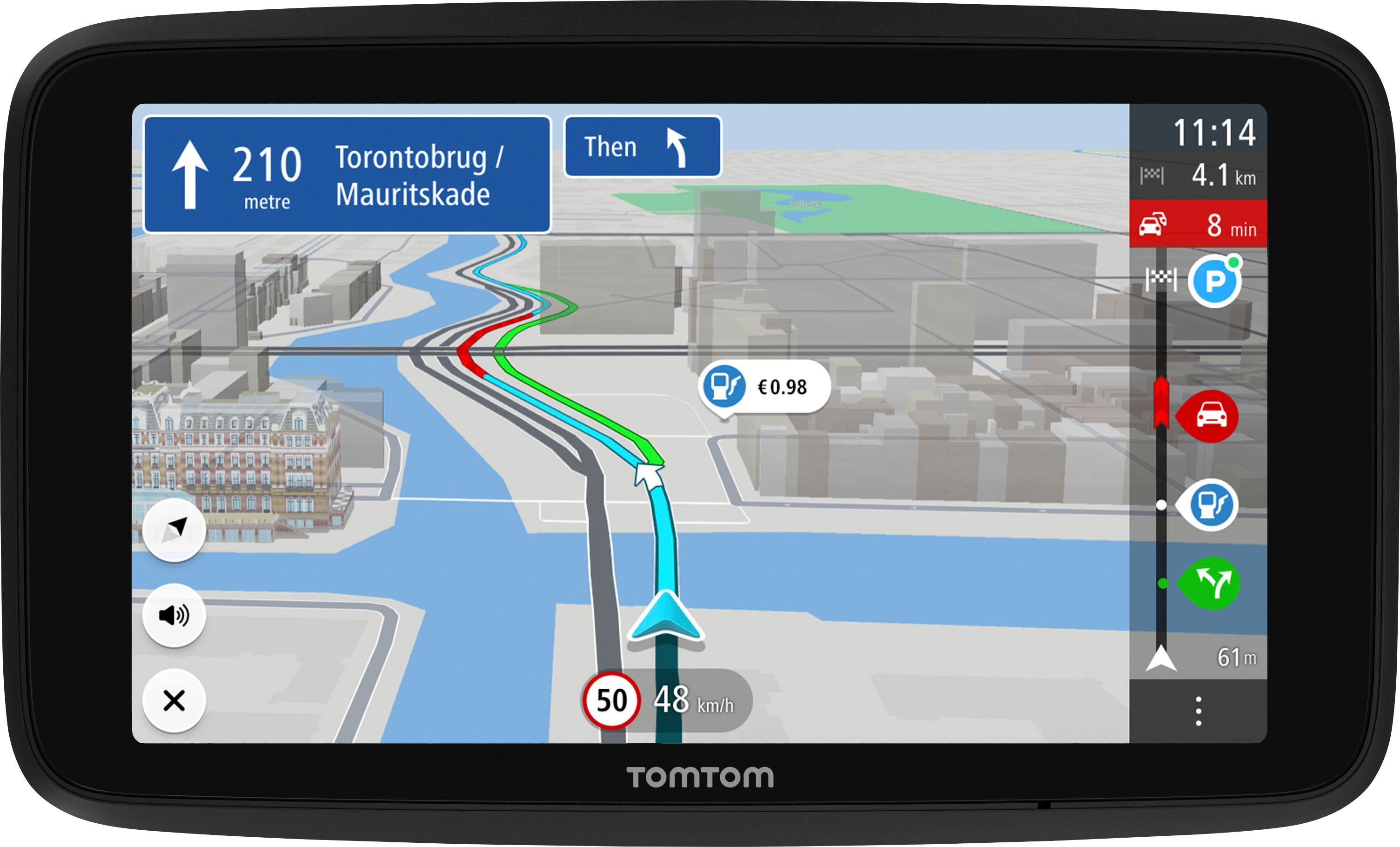 TomTom GO Discover EU 6" PKW-Navigationsgerät, Reaktionsschnelles Gerät mit  4x höherer Prozessorleistung