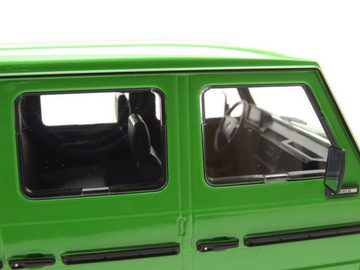 Minichamps Modellauto Mercedes G-Klasse G-Modell lang W460 1980 grün Modellauto 1:18 Minicha, Maßstab 1:18