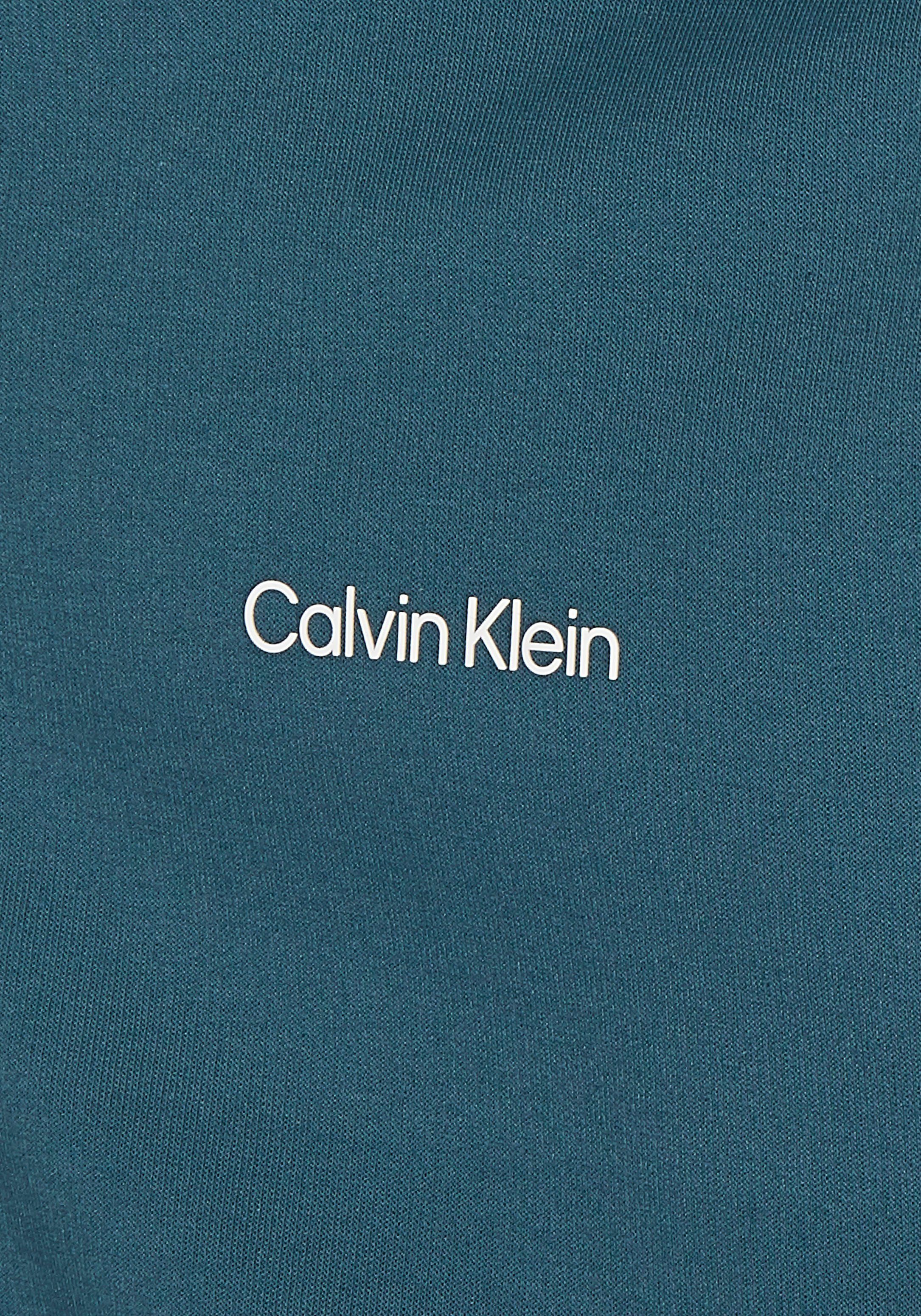 Calvin foamy mit im Kapuzensweatjacke ocean Klein Kapuze Design hochgeschlossenen