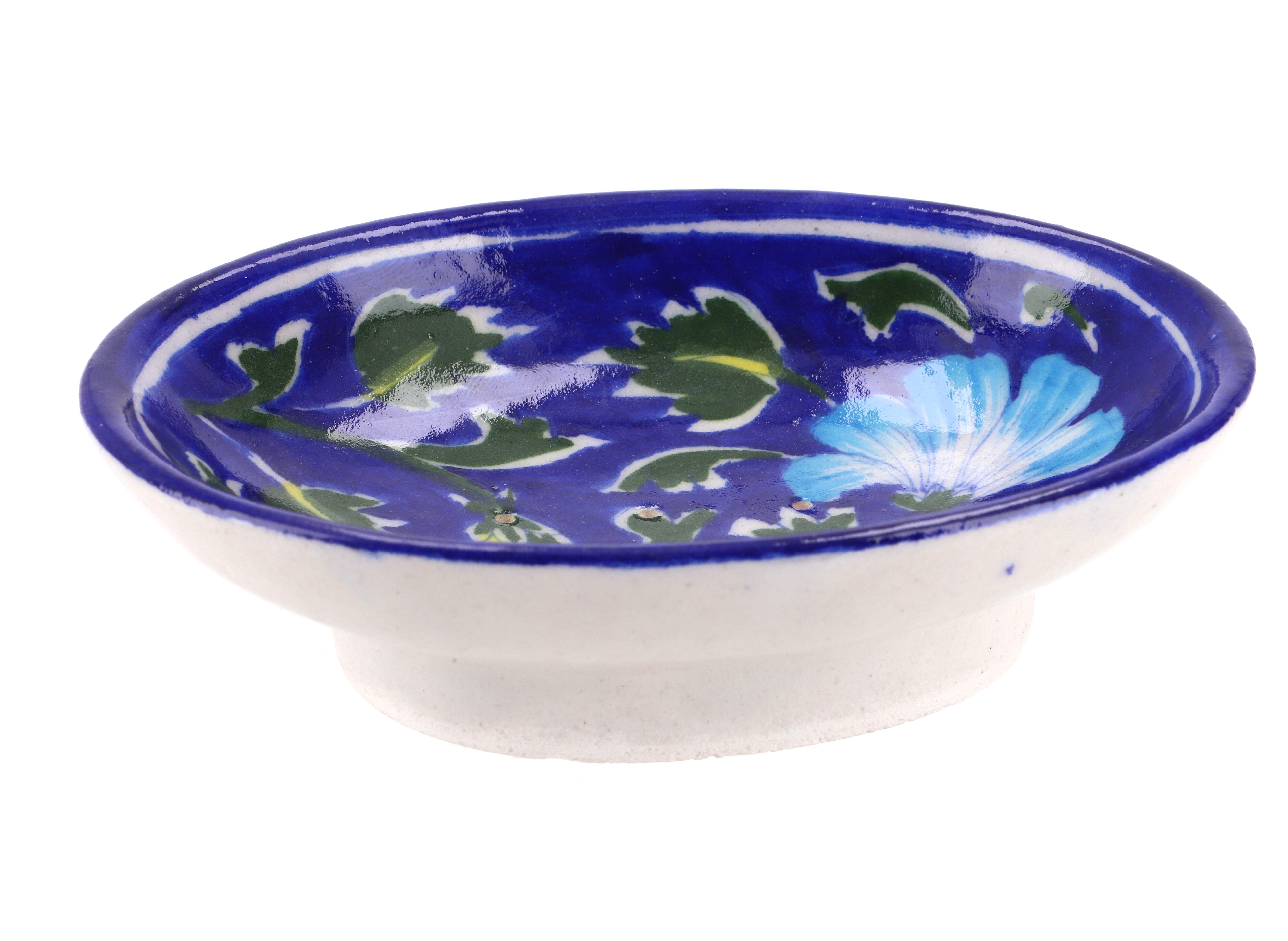 Guru-Shop Seifenablage Handbemalte Keramikseifenschale - Modell 7, Breite: 13 cm