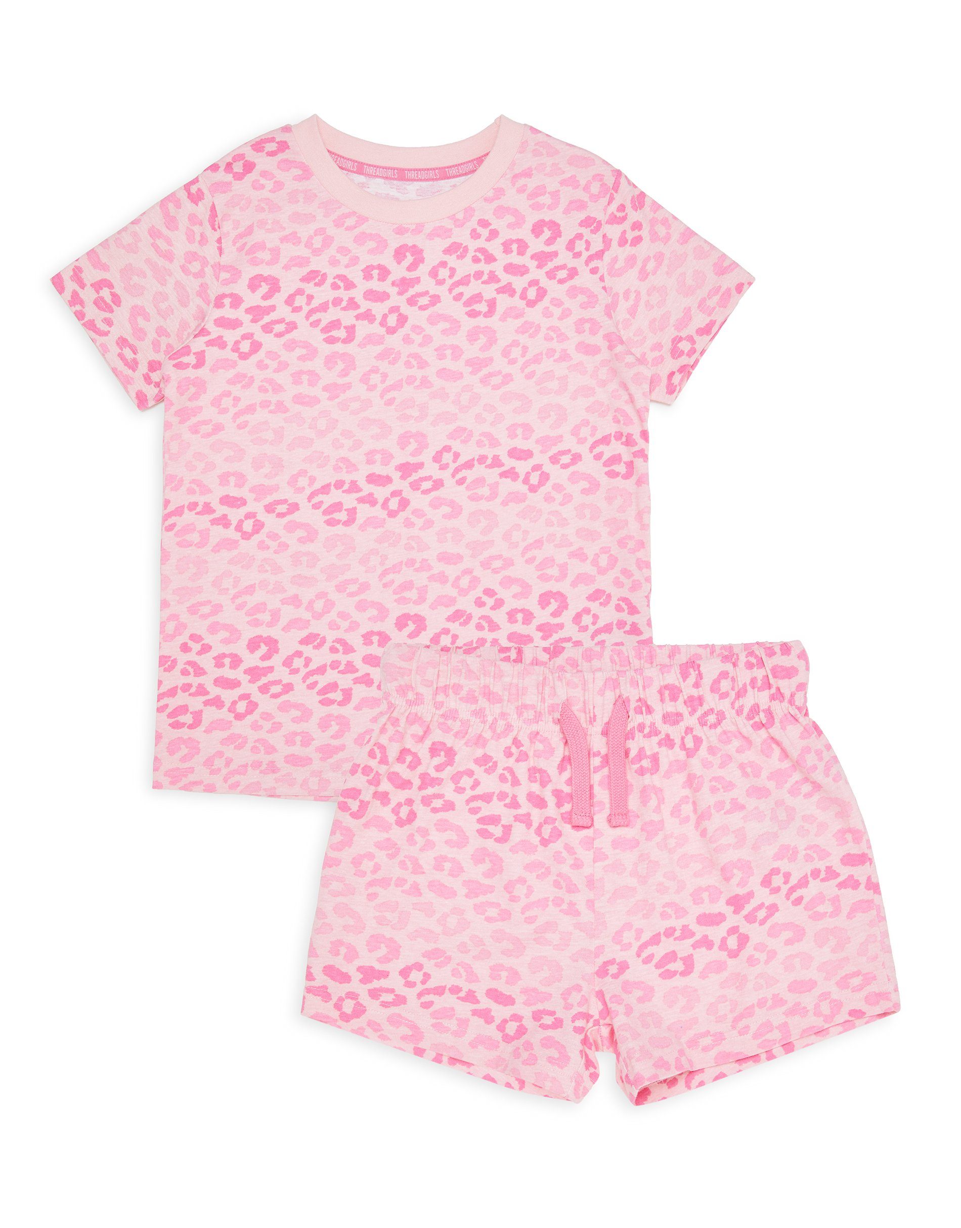 Threadgirls Schlafanzug THB Leopard Print Nightwear Set Tatton | Pyjamas
