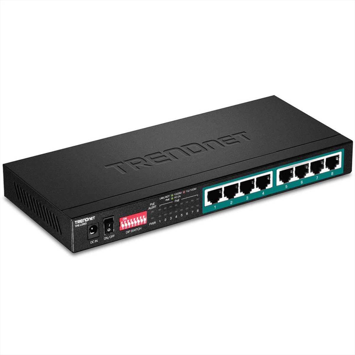 Trendnet TPE-LG80 PoE+ Switch Netzwerk-Switch