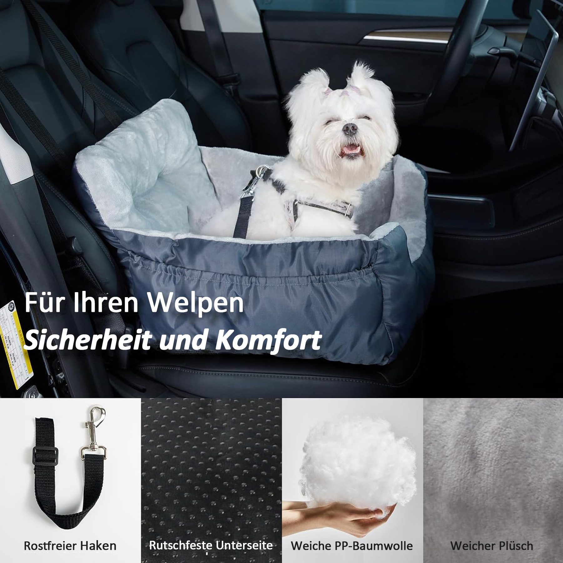 HomeMiYN Hundematte Hundebuggy Sitz für kleine günstig online kaufen