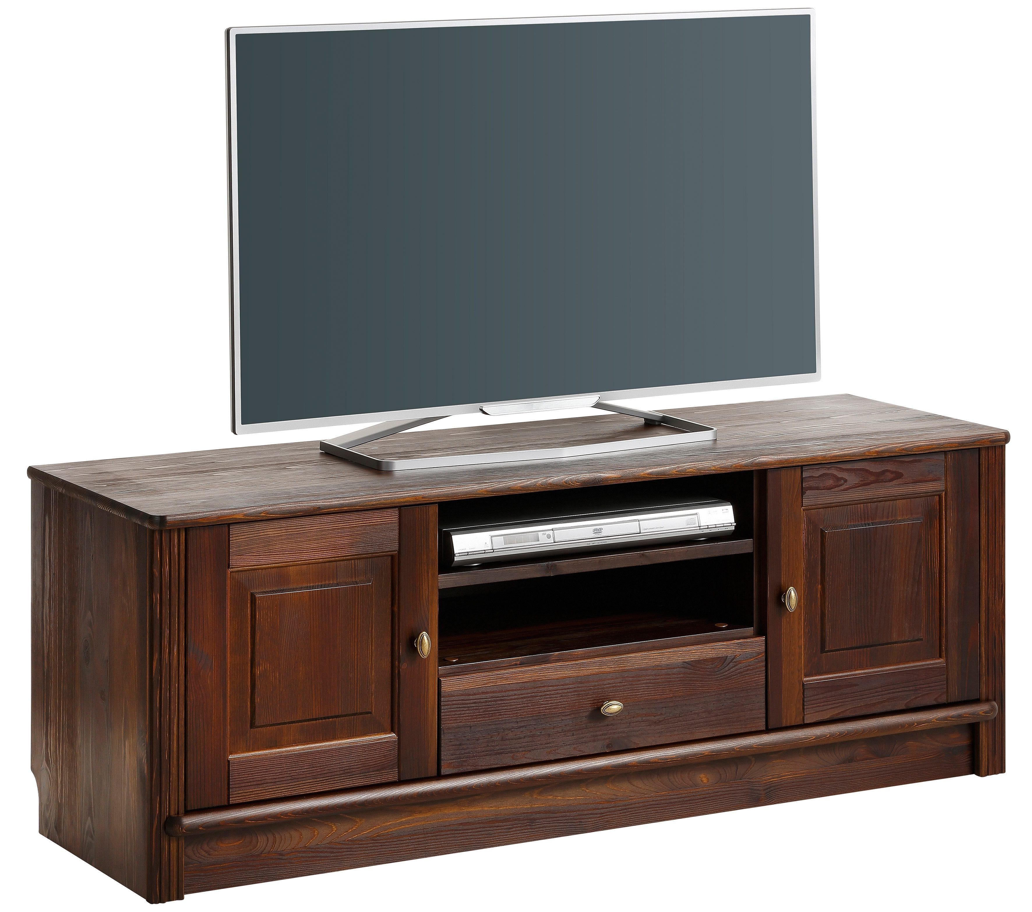 Home affaire TV-Board Soeren, aus massiver Kiefer, Breite 131 cm, stilvolles Design