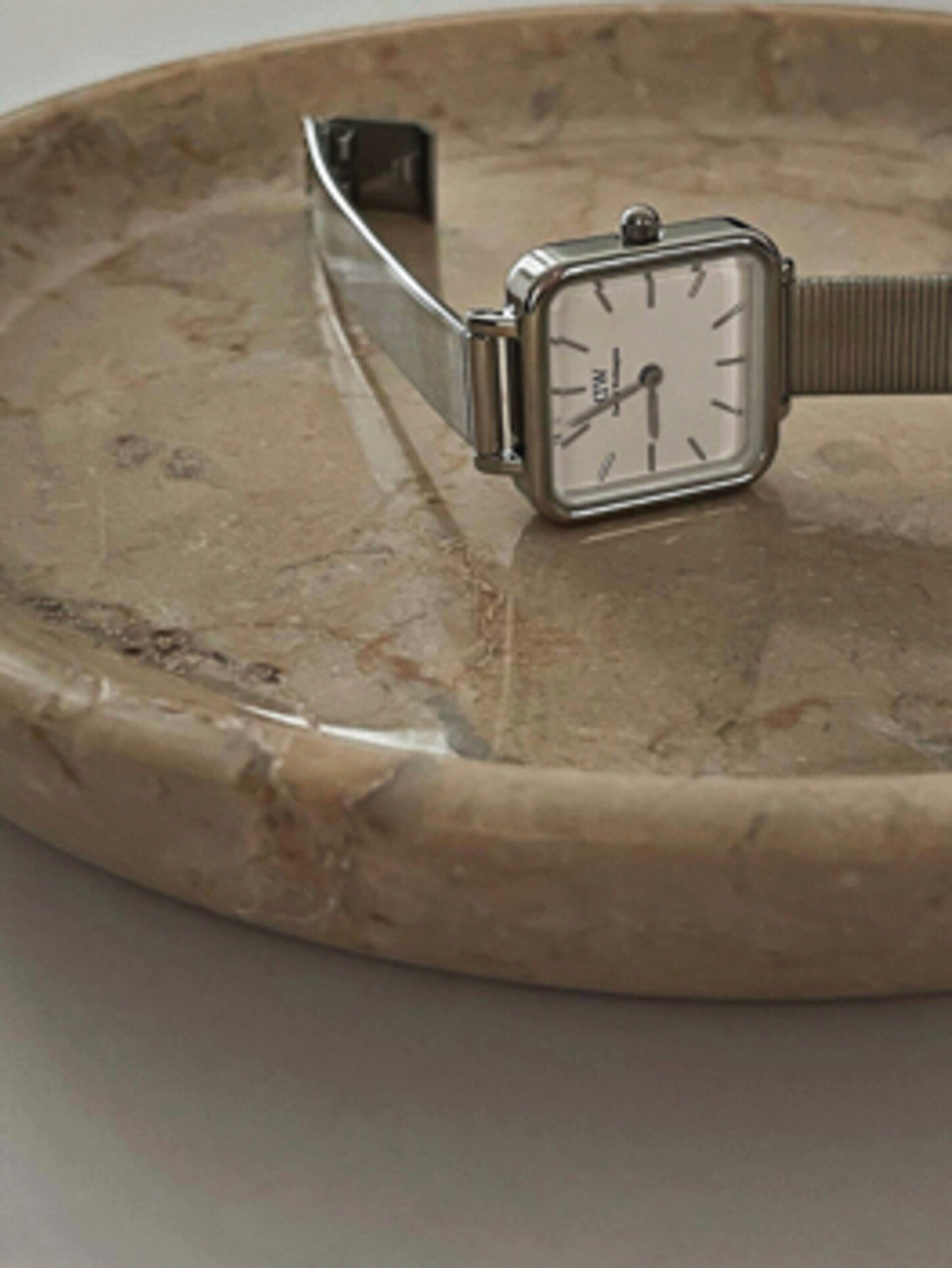 Daniel Wellington Mechanische Uhr Quadro Studio S White, (1-tlg)