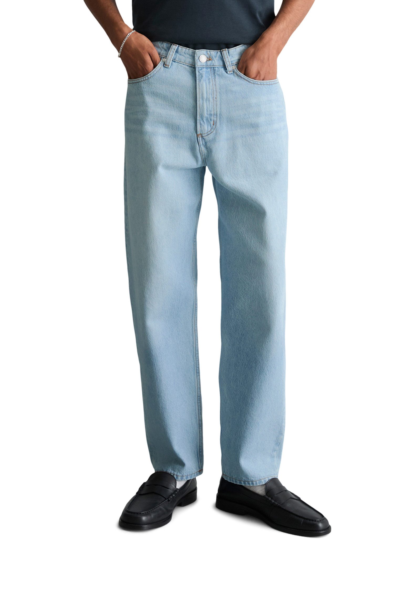 Marc O'Polo DENIM Tapered-fit-Jeans aus reiner Bio-Baumwolle