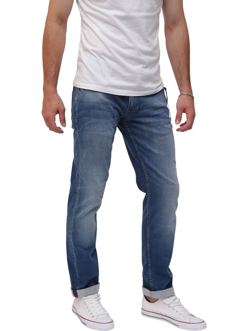 Miracle of Denim Relax-fit-Jeans Thomas mit Stretch | Weite Jeans