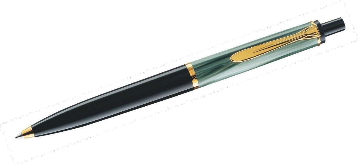 Pelikan Füllfederhalter Kugelschreiber K200 grün-marmoriert