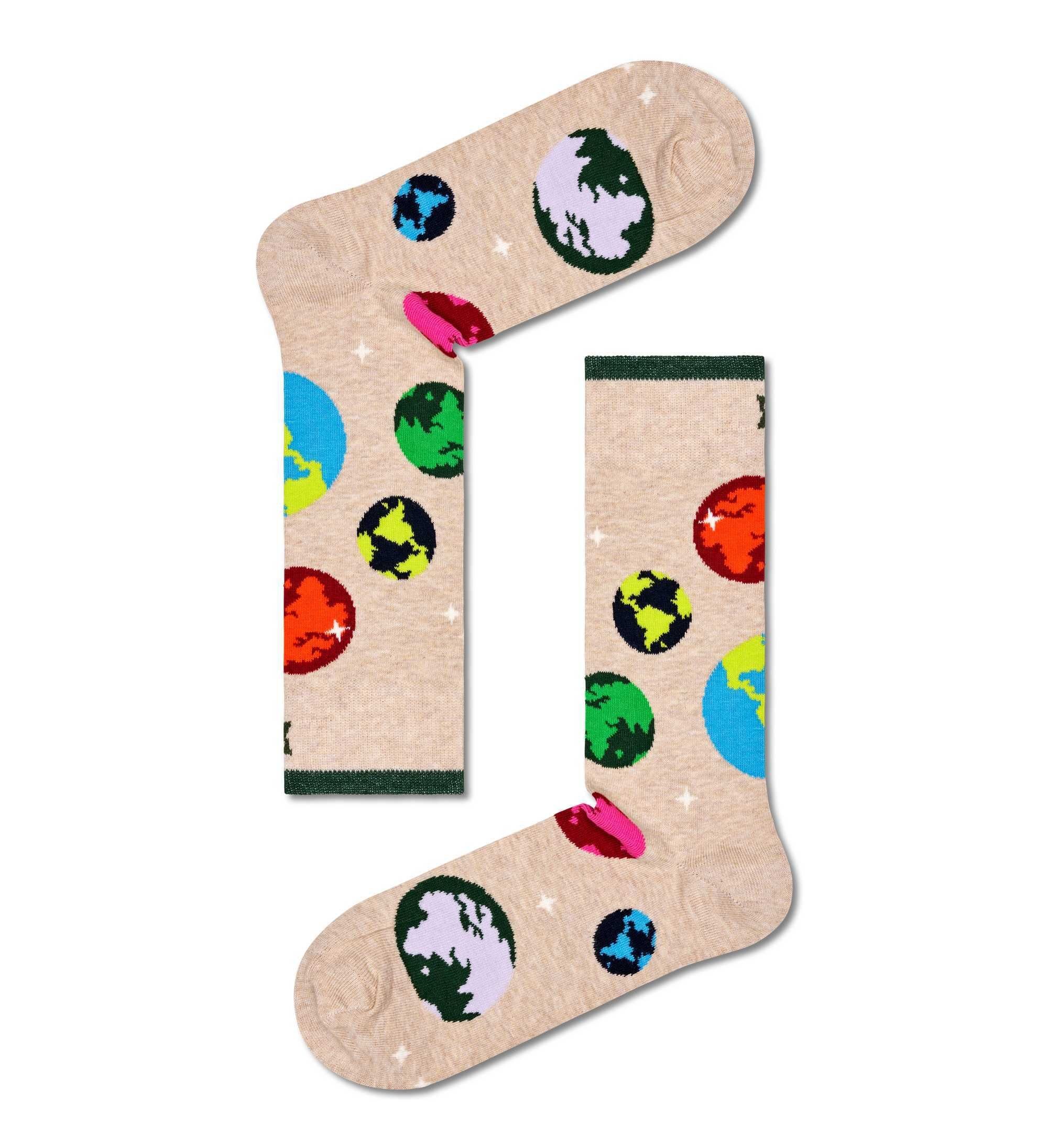 Happy Socks Kurzsocken 4er Unisex Free Wild Geschenkbox Pack Socken, And