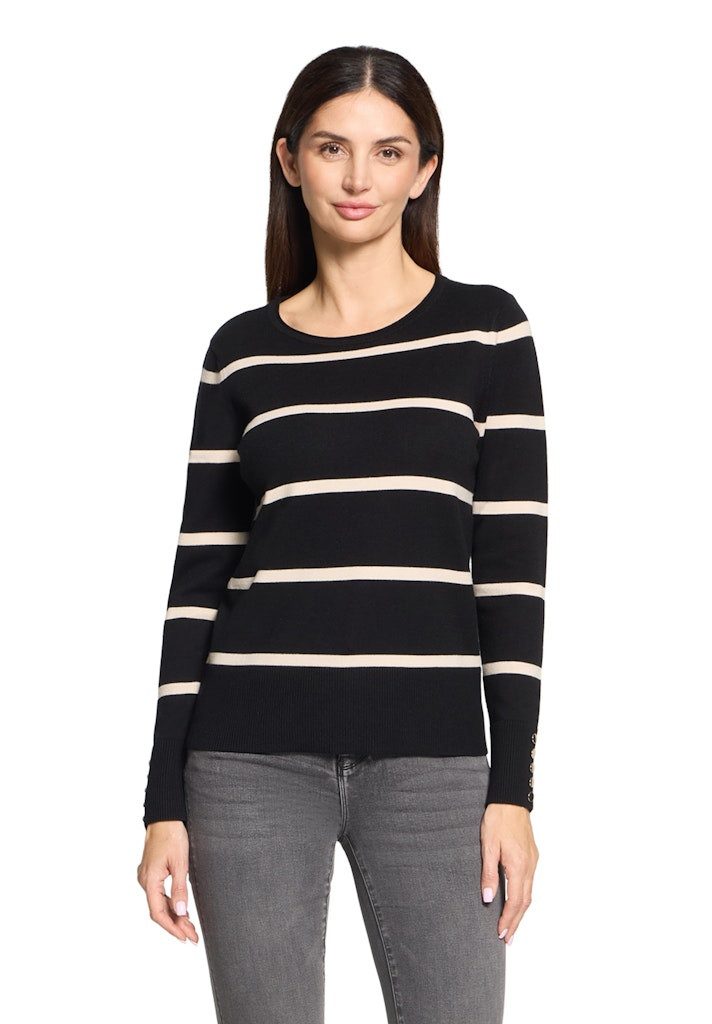 Betty Barclay Wollpullover Betty Barclay / Da.Strick / Strickpullover Kurz 1/1 Arm