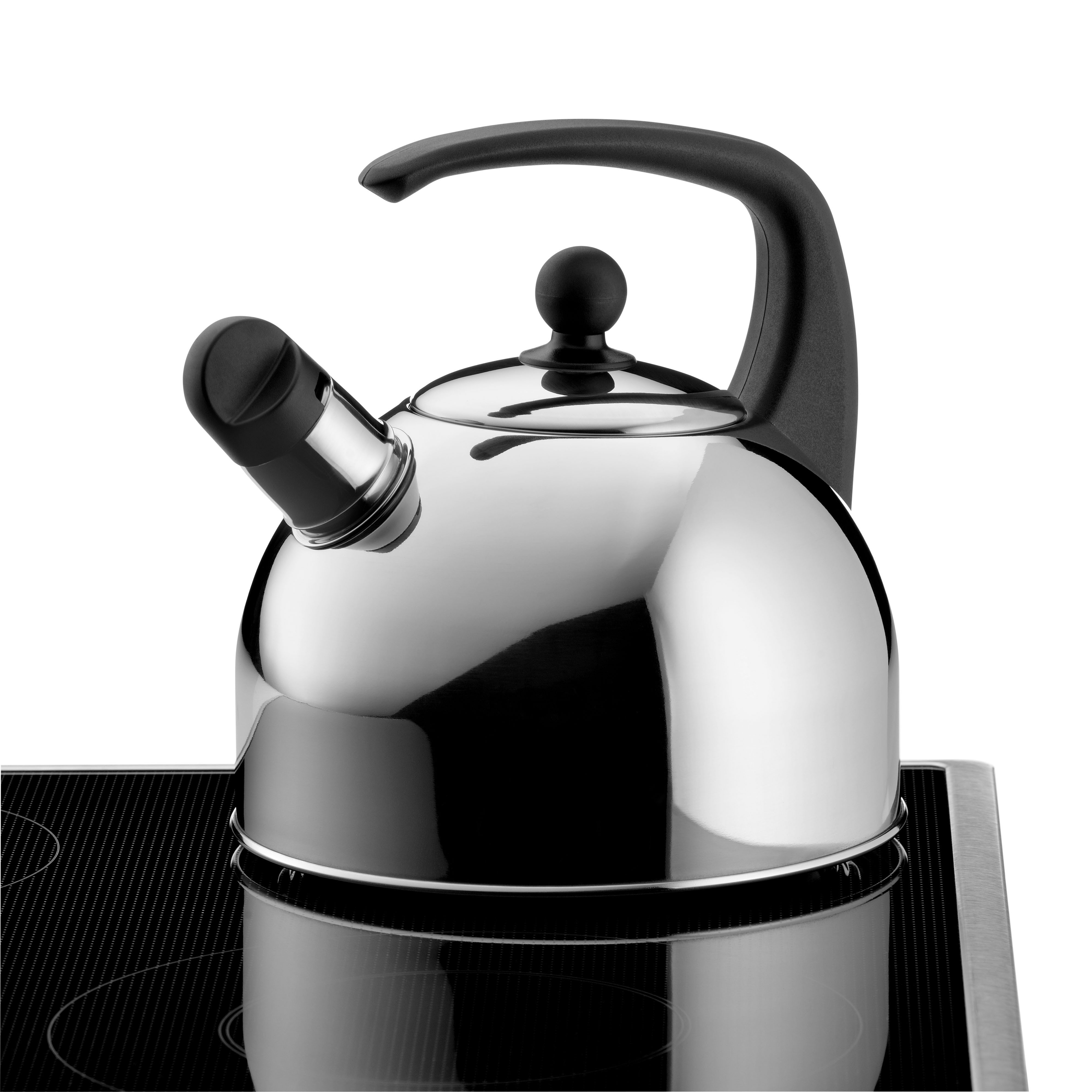 WMF Wasserkessel WMF, Cromargan® Edelstahl Rostfrei 18/10 (2-tlg), schnelles Erhitzen, energieeffizient, charakteristischer Pfeifton – Bild 5 von 5